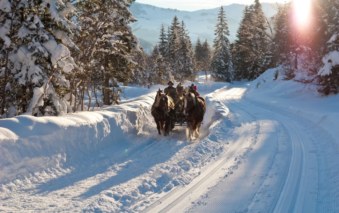 Romantische Pferdeschlittenfahrten rund um Mühlbach  Hochkönig Tourismus GmbH