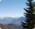 Een prachtig zicht op de bergen in Mühlbach am Hochkönig