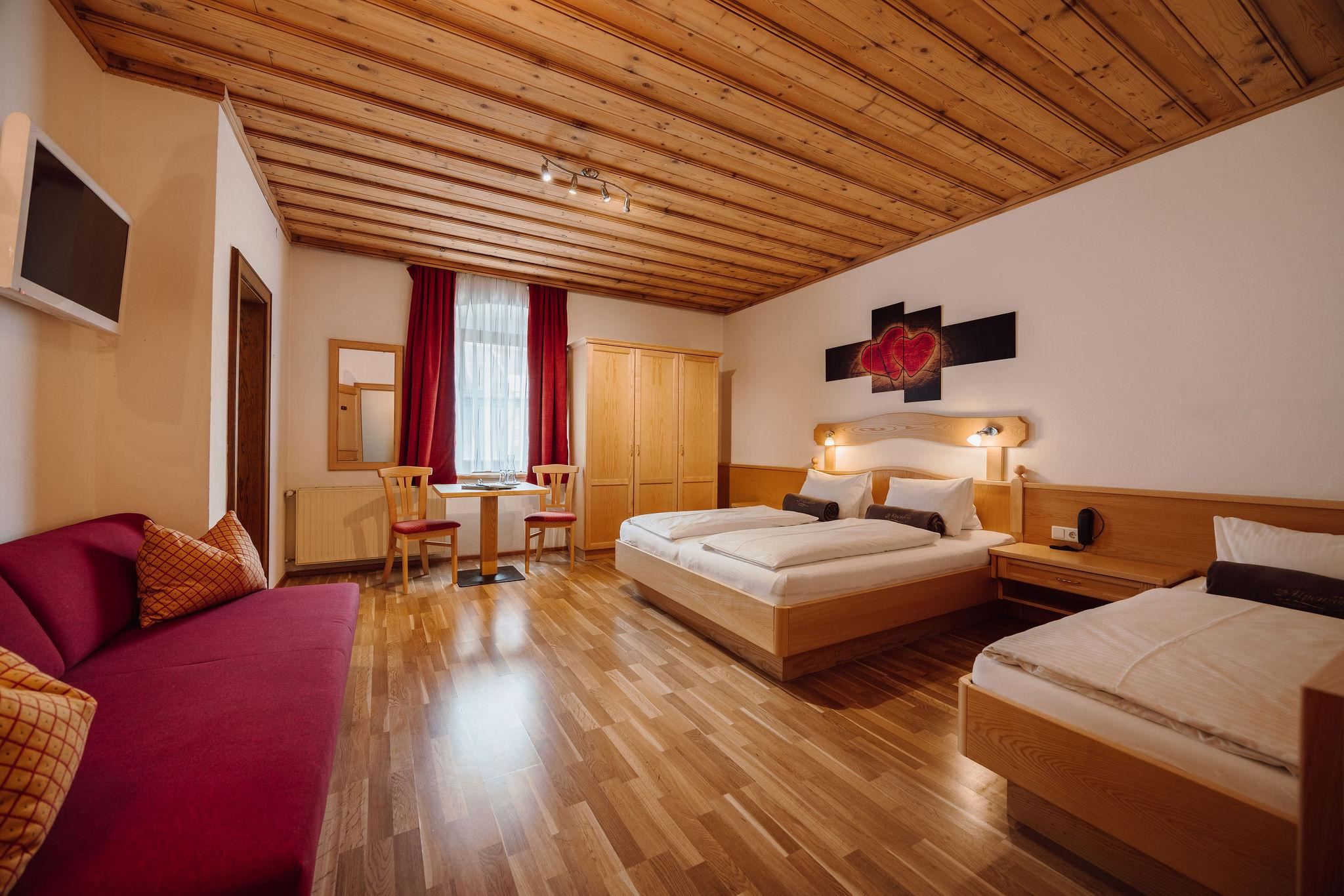 Dreibettzimmer Alpenherz