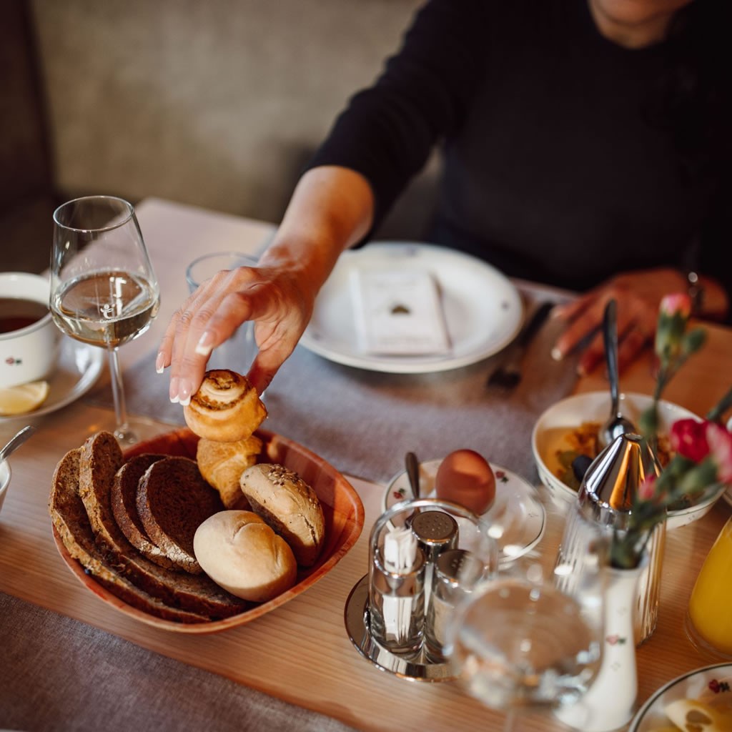 Reichhaltiges Frühstücksbuffet